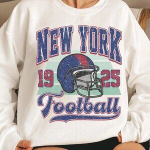 Vintage New York Football Crewneck Sweatshirt, NY Giant Shirt, New York Giant